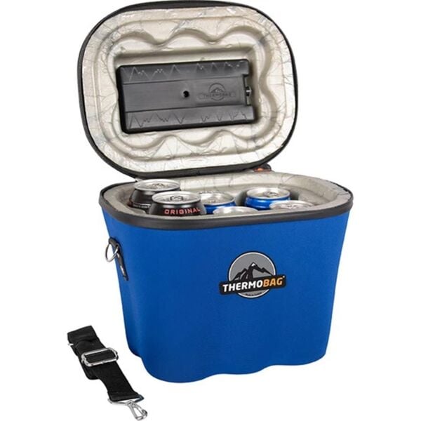 Thermobag Telesto Soğutucu İçecek Çantası Buzluk ( 6 Kutu Hazneli ) MAVİ