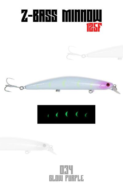 Fujin Z-Bass Minnow 125F 12.5 cm 21 gr Maket Balık