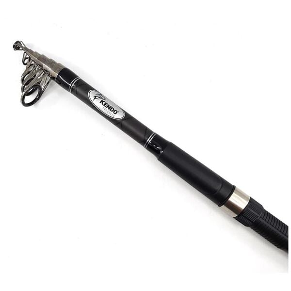 Kendo Legend 80-180gr Teleskopik Surf Kamışı SİYAH - 390 CM