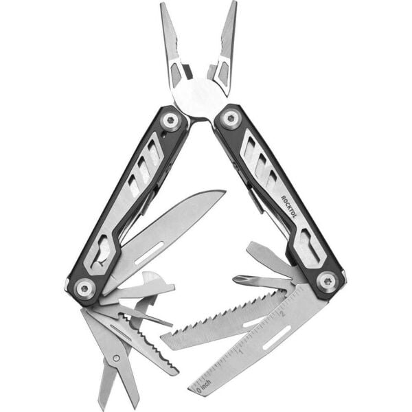 Rocktol 16 Fonksiyonlu Multi Tool Pense (Kılıflı)