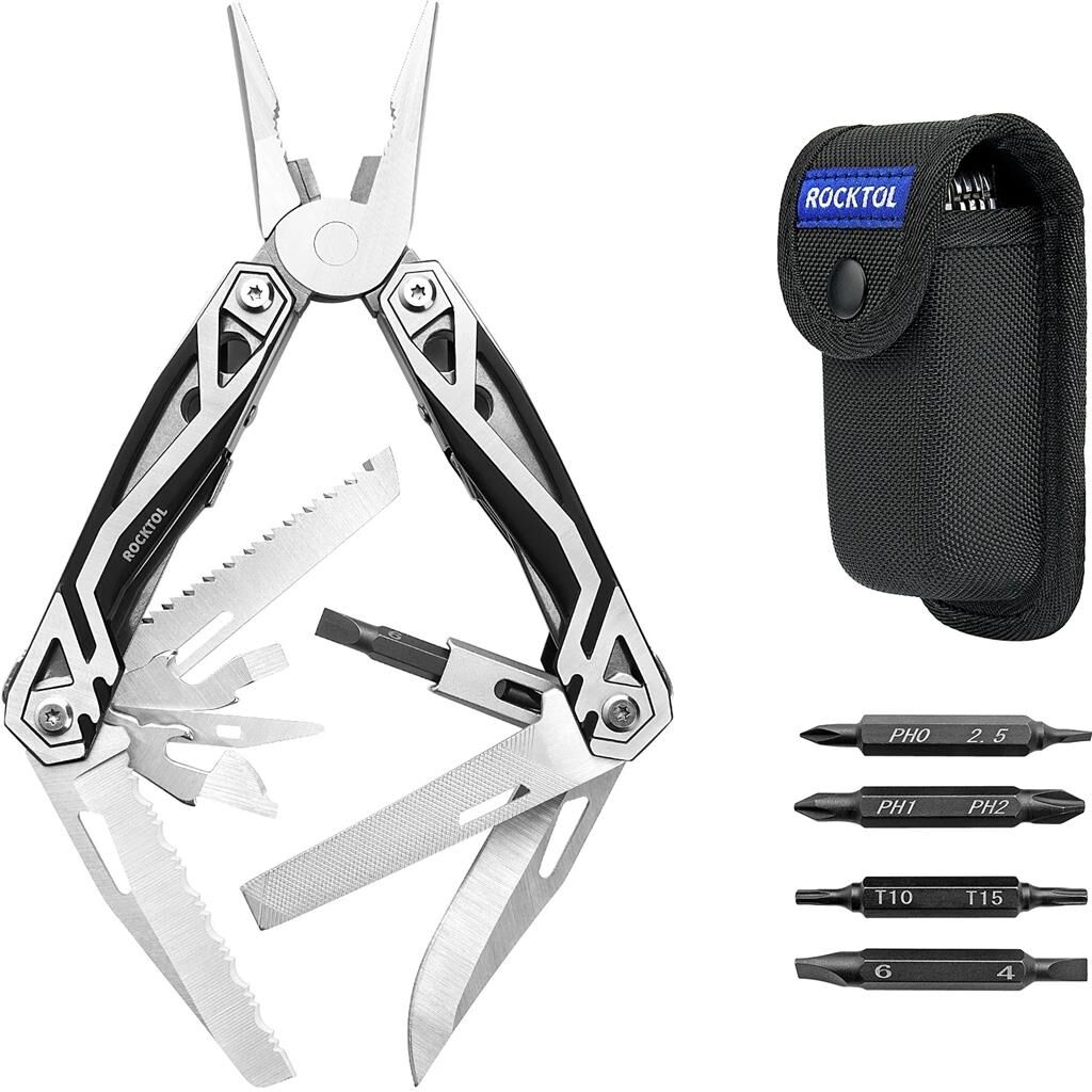 Rocktol 21 Fonksiyonlu Multi Tool Pense (Kılıflı)