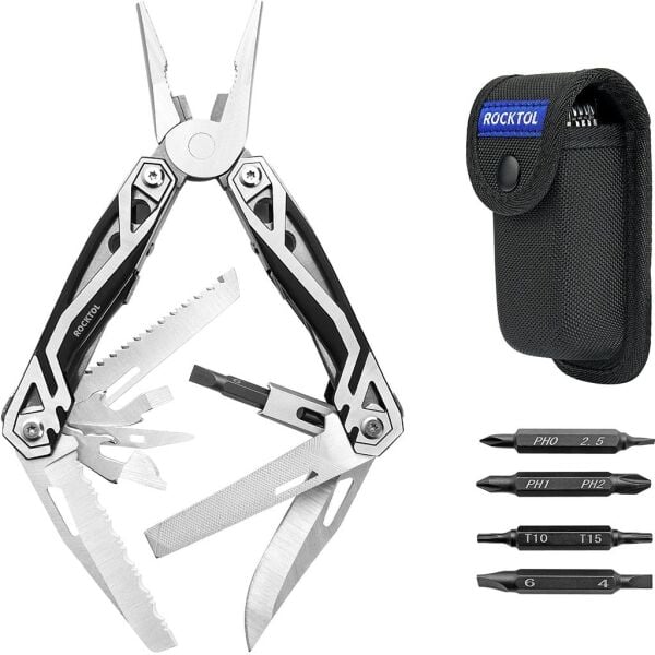 Rocktol 21 Fonksiyonlu Multi Tool Pense (Kılıflı)