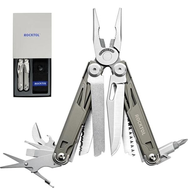 Rocktol 19 Fonksiyonlu Multi Tool Pense (Kılıflı)