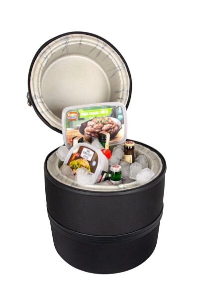 Thermobag Fıçı Tipi Soğutucu Termos Çanta Buzluk 14 Lt MAVİ