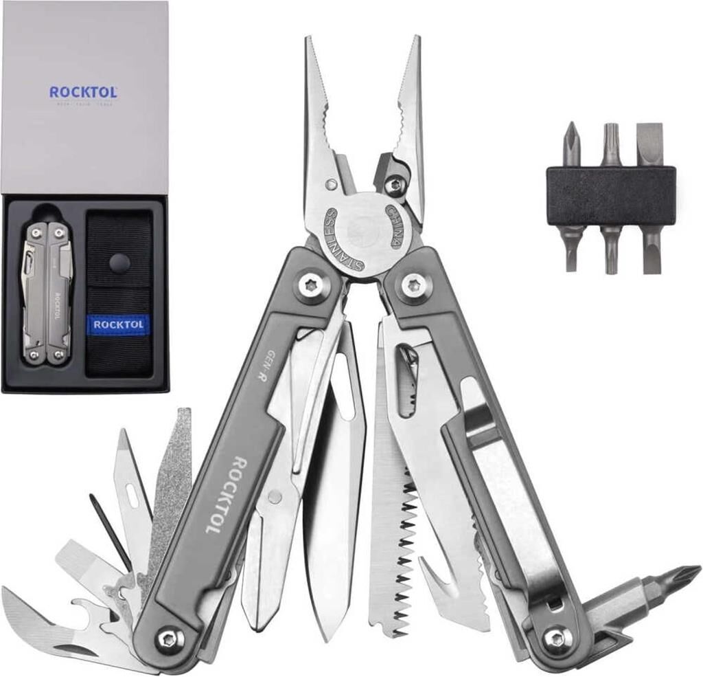 Rocktol 27 Fonksiyonlu Multi Tool Pense (Kılıflı)