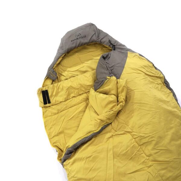 Makalu Ultralight 1000 -5°C Uyku Tulumu Burnt Oliver - Left