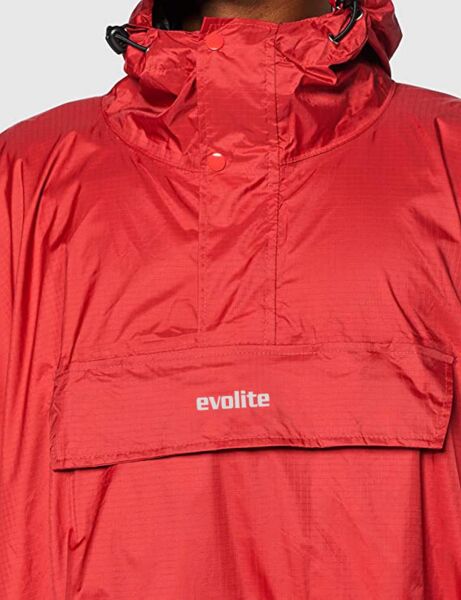 Evolite Raintech 3000mm Ripstop Yağmurluk Panço - Tarp KIRMIZI - S-M