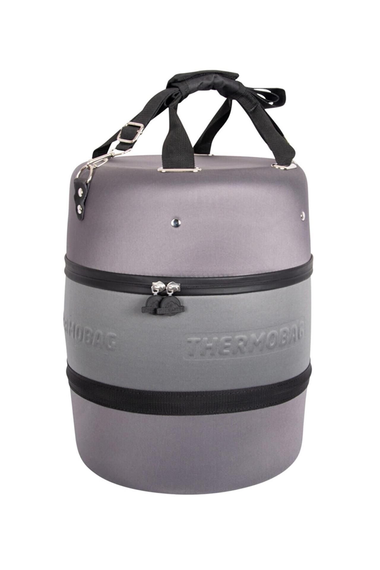 Thermobag Fıçı Tipi Soğutucu Termos Çanta Buzluk 14 Lt Füme