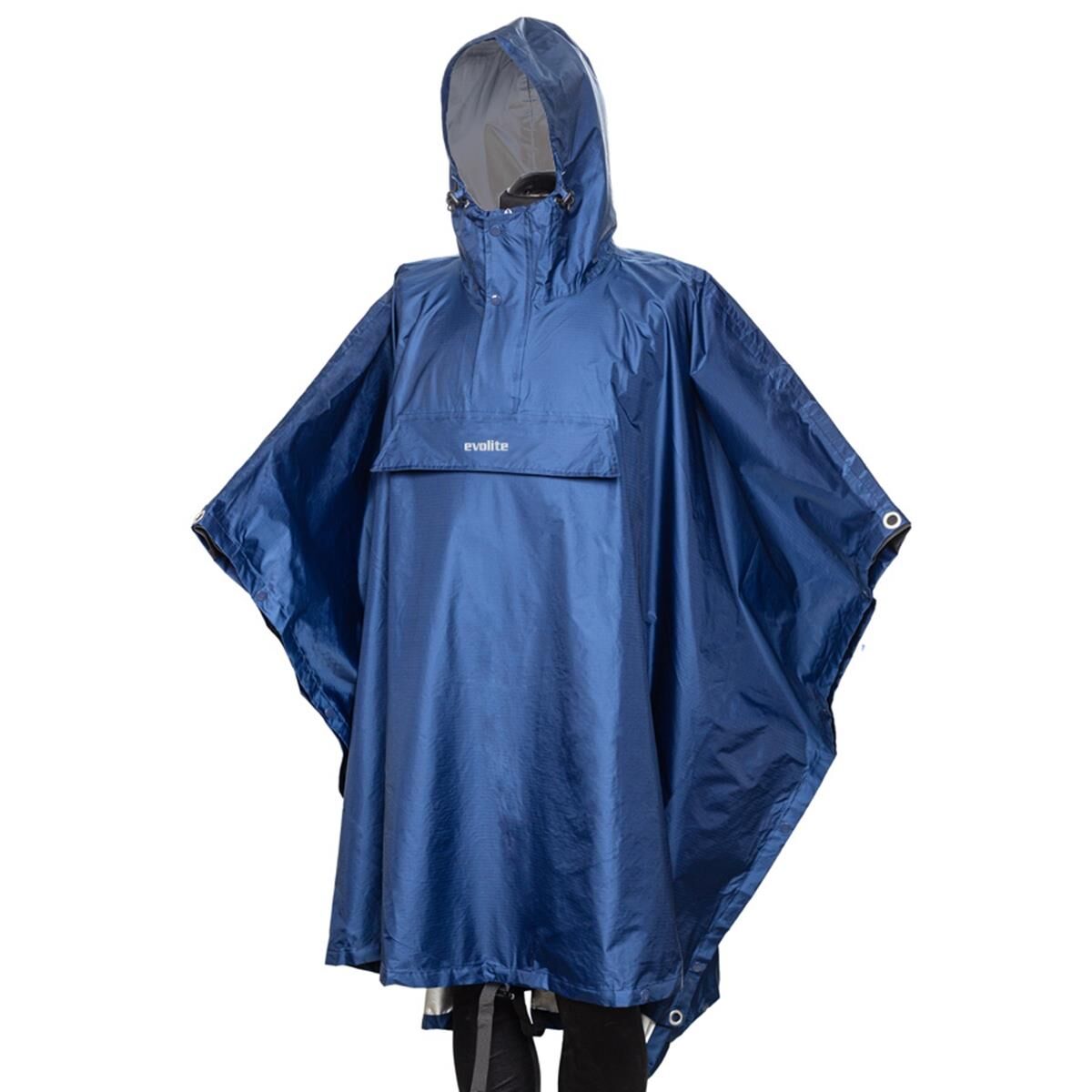Evolite Raintech 3000mm Ripstop Yağmurluk Panço - Tarp MAVİ - L-XL