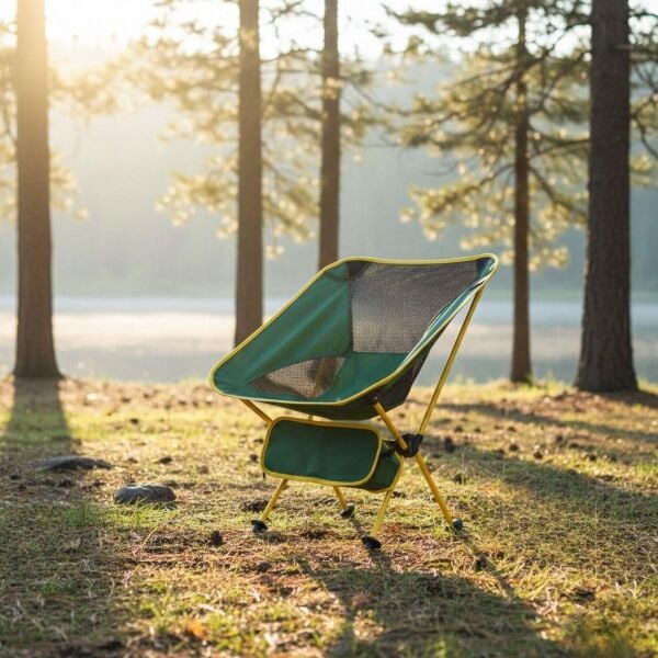 Madfox FoldMesh Mini Kompakt Katlanır Sandalye Savanna Lime