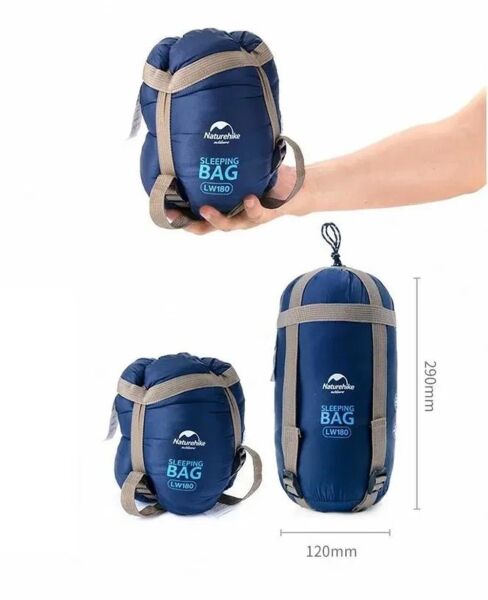 Naturehike LW180 Mini Uyku Tulumu BLUE - Right - XL