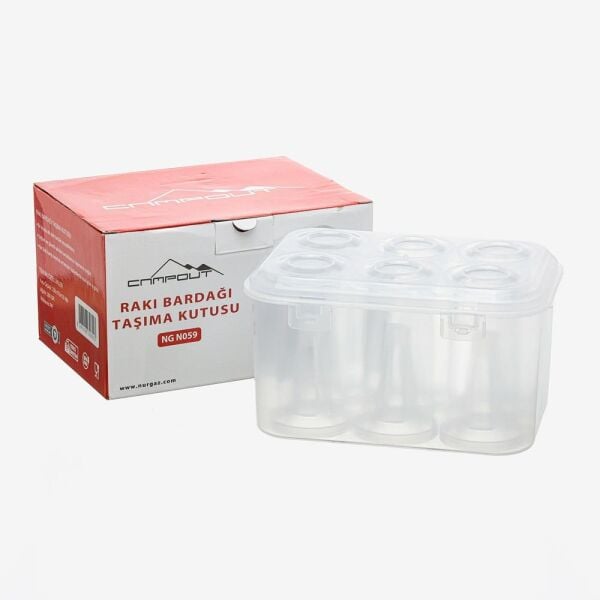 Campout Rakı Bardağı Taşıma Kutusu