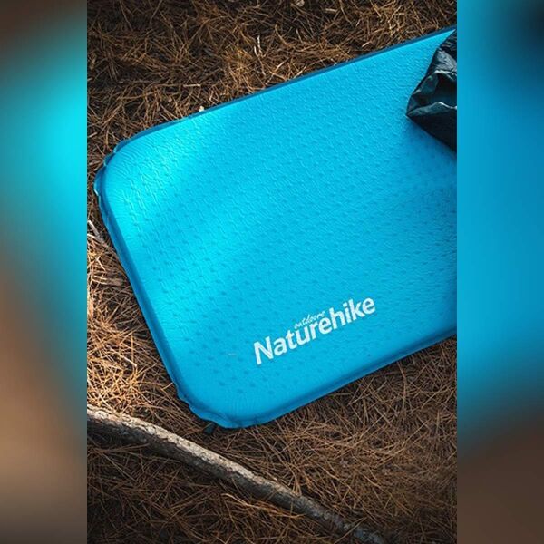 Naturehike C035 Ultralight Sponge Şişme Kamp Matı MAVİ - S