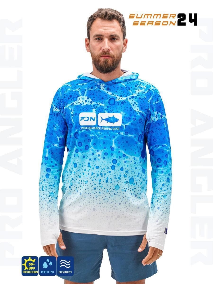 Fujin Pro Angler S24 Hooded Blue Ocean M