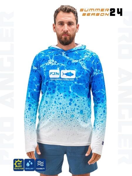 Fujin Pro Angler S24 Hooded Blue Ocean XL
