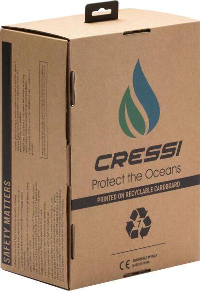 Cressi Baron Tam Yüz Maskesi CLEAR-PINK - S - M