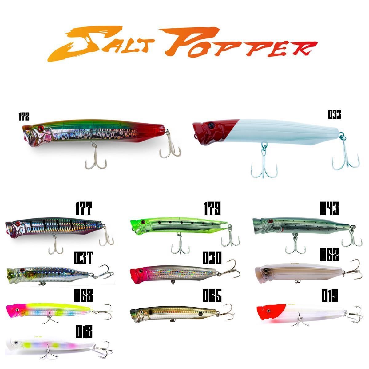 Fujin Salt Popper 12Cm 30Gr Floating Suni Yem Shiny Rainbow