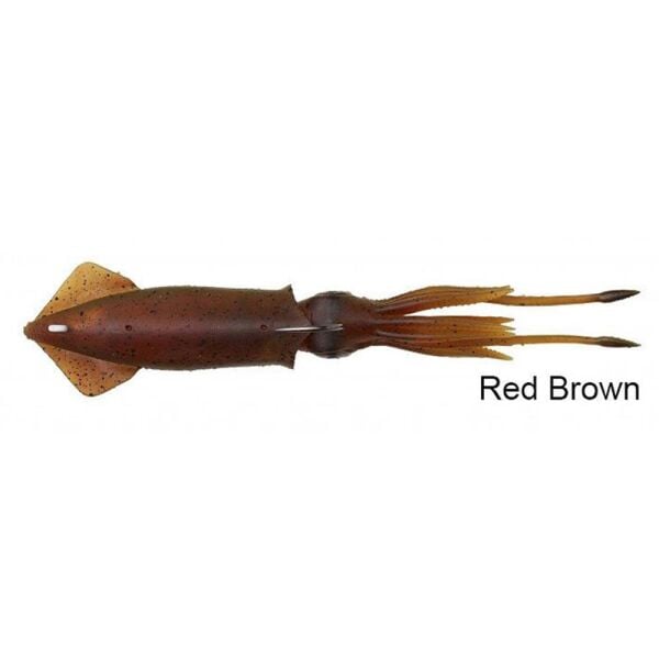 Savage Gear 3D Tpe Swim Squid 9,5Cm 10Gr Kalamar Silikon Yem Red Brown