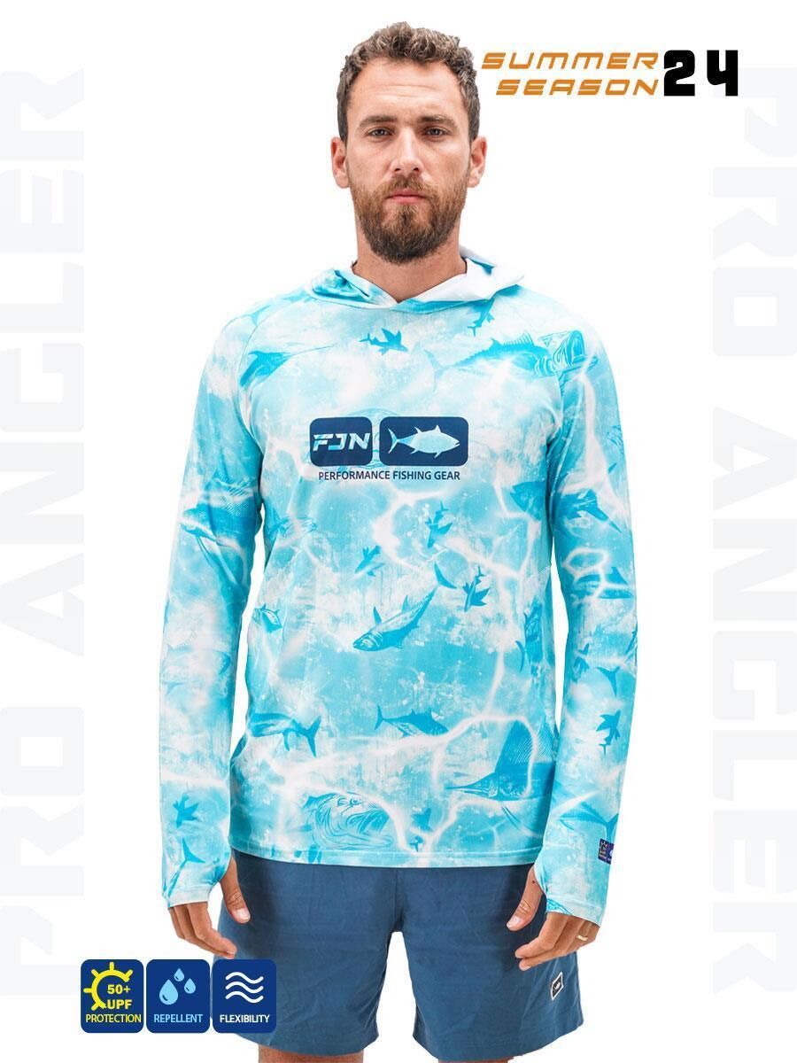 Fujin Pro Angler S24 Hooded Water Camo XL