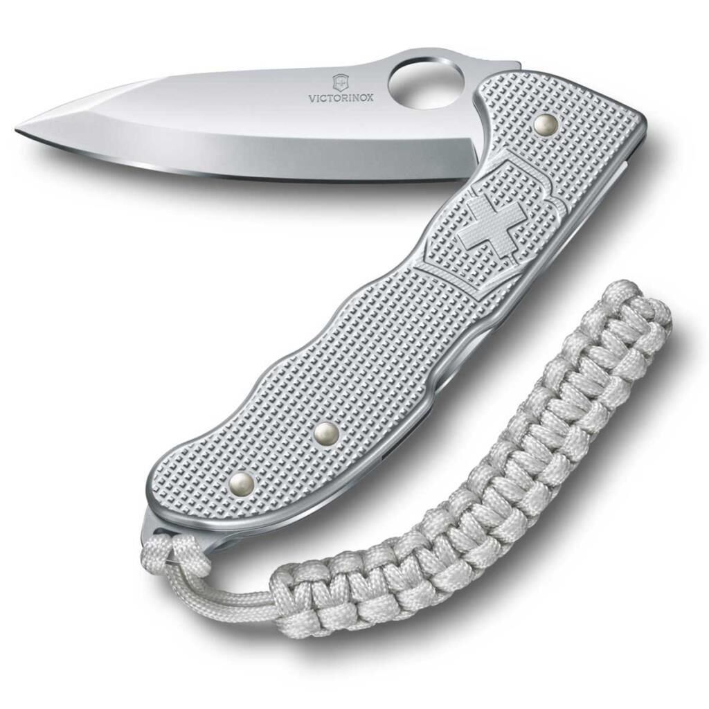 Victorinox 0.9415.M26 Hunter Pro Alox Örme Kordonlu Gümüş Çakı (Hediye Kutulu) GÜMÜŞ