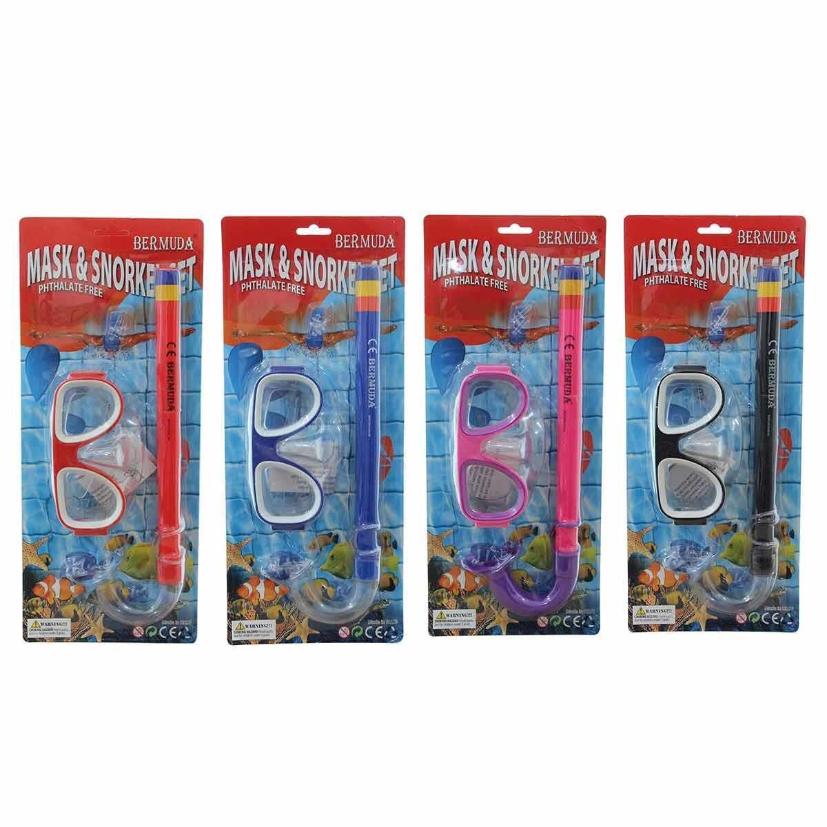 Bermuda Cobra Klasik Maske Şnorkel Set