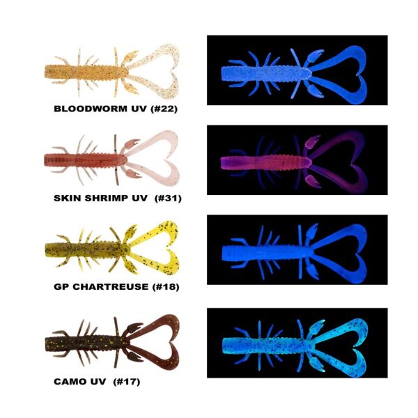 Daiwa Bait Junkie Risky Critter Soft Bait Floating Silikon Yem