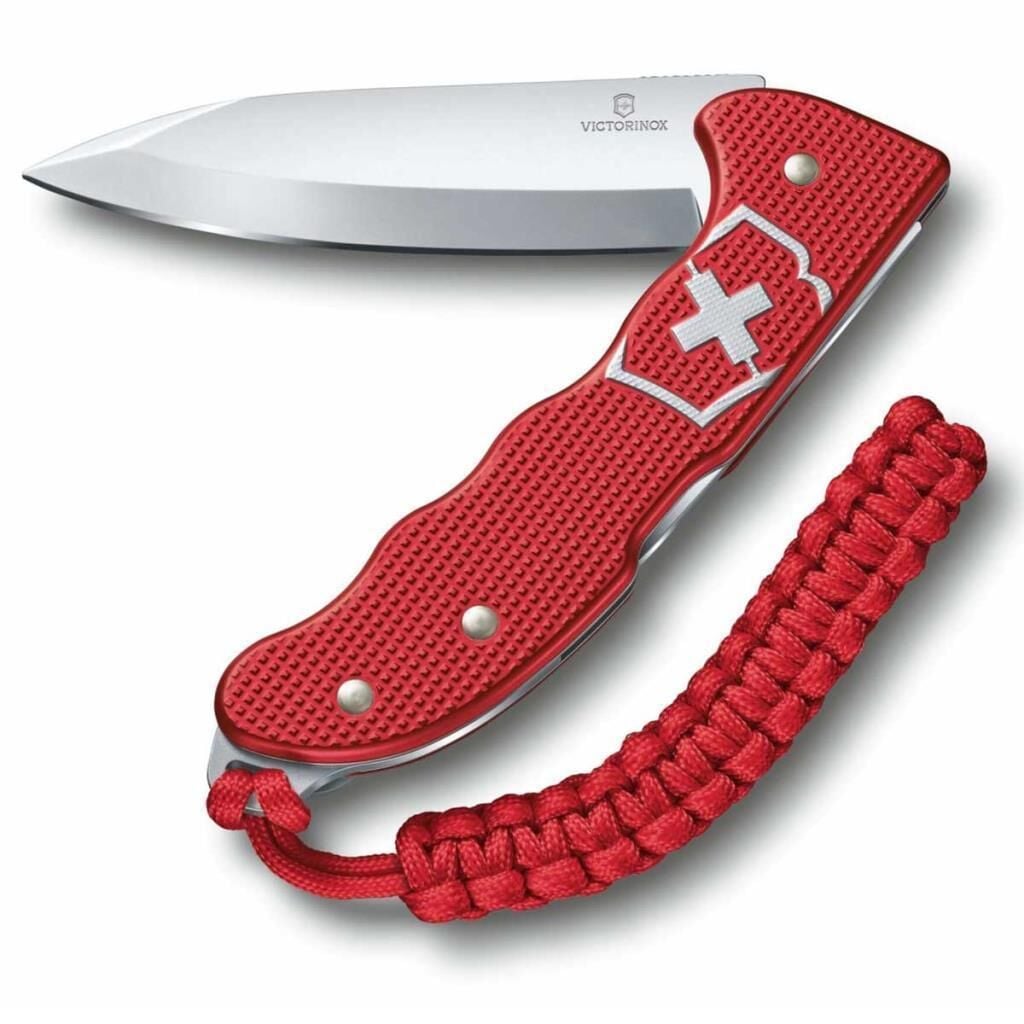 Victorinox 0.9415.20 Hunter Pro Alox Örme Kordonlu Kırmızı Çakı (Hediye Kutulu) KIRMIZI