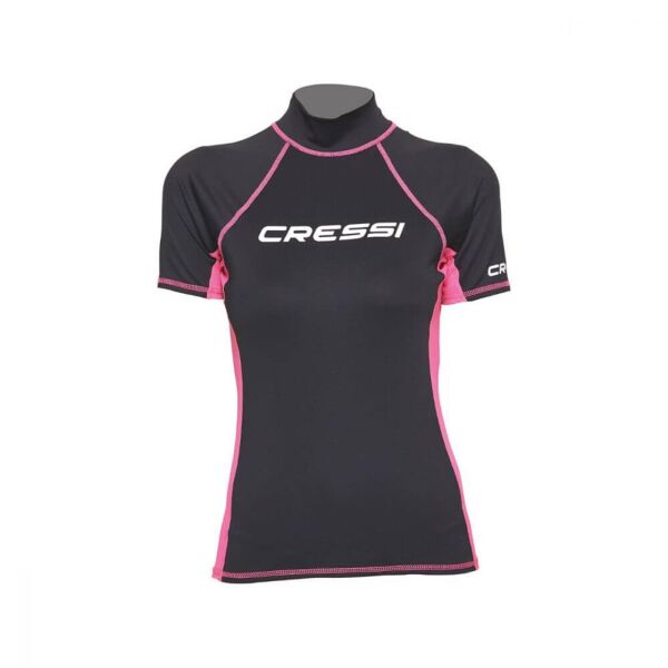 Cressi Rash Guard Lady T-Shirt BLACK-PINK