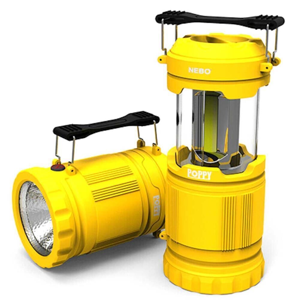 Nebo 6555 Poppy 300 Lümen LED Kamp Feneri Sarı