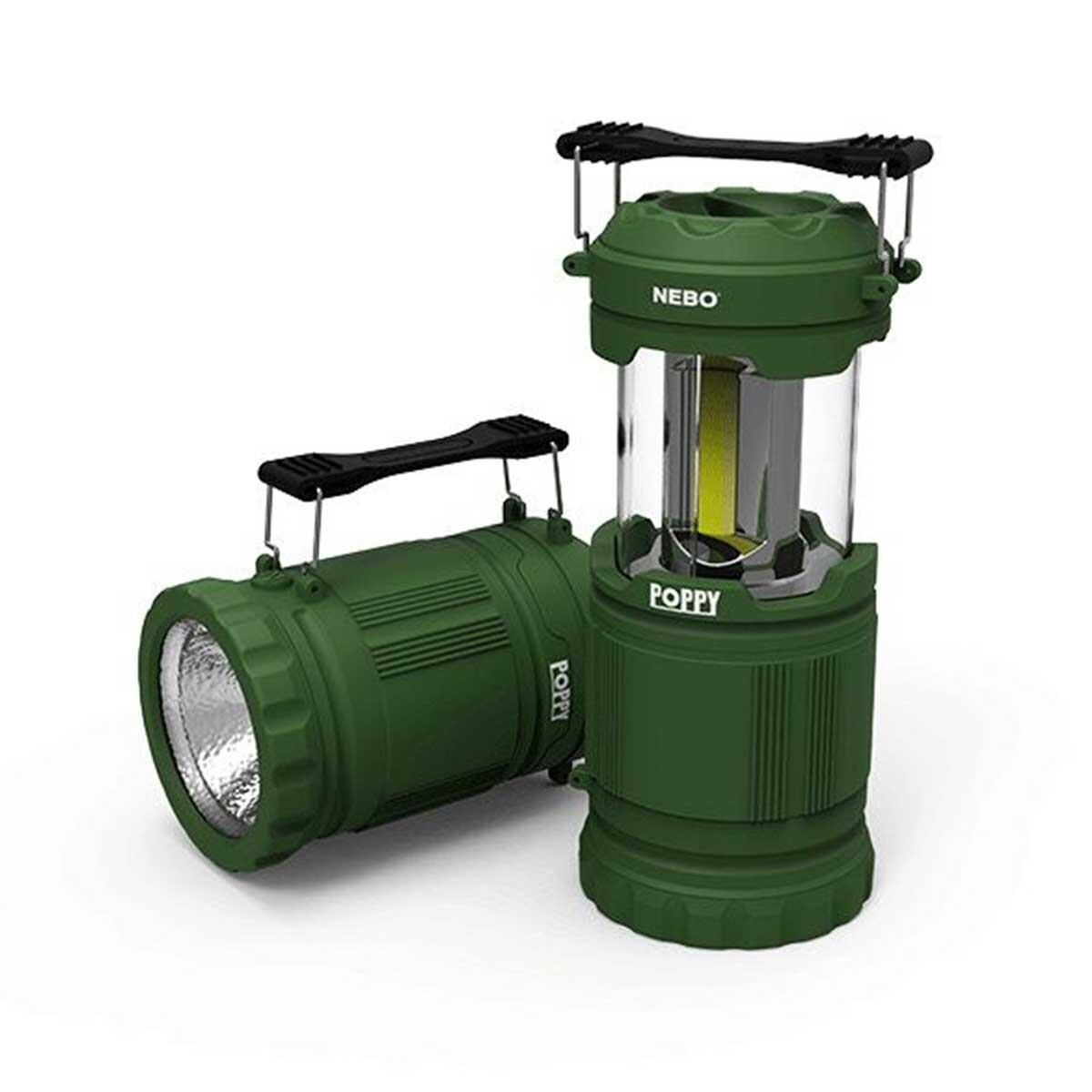 Nebo 6555 Poppy 300 Lümen LED Kamp Feneri YEŞİL
