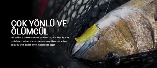 Daiwa Bait Junkie Grub Soft Bait Floating Silikon Yem