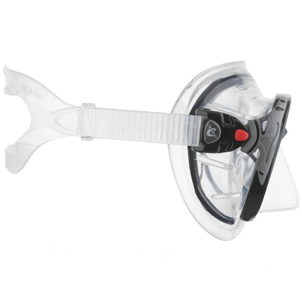 Cressi Big Eyes Evolution Dalış Maskesi Clear/Red