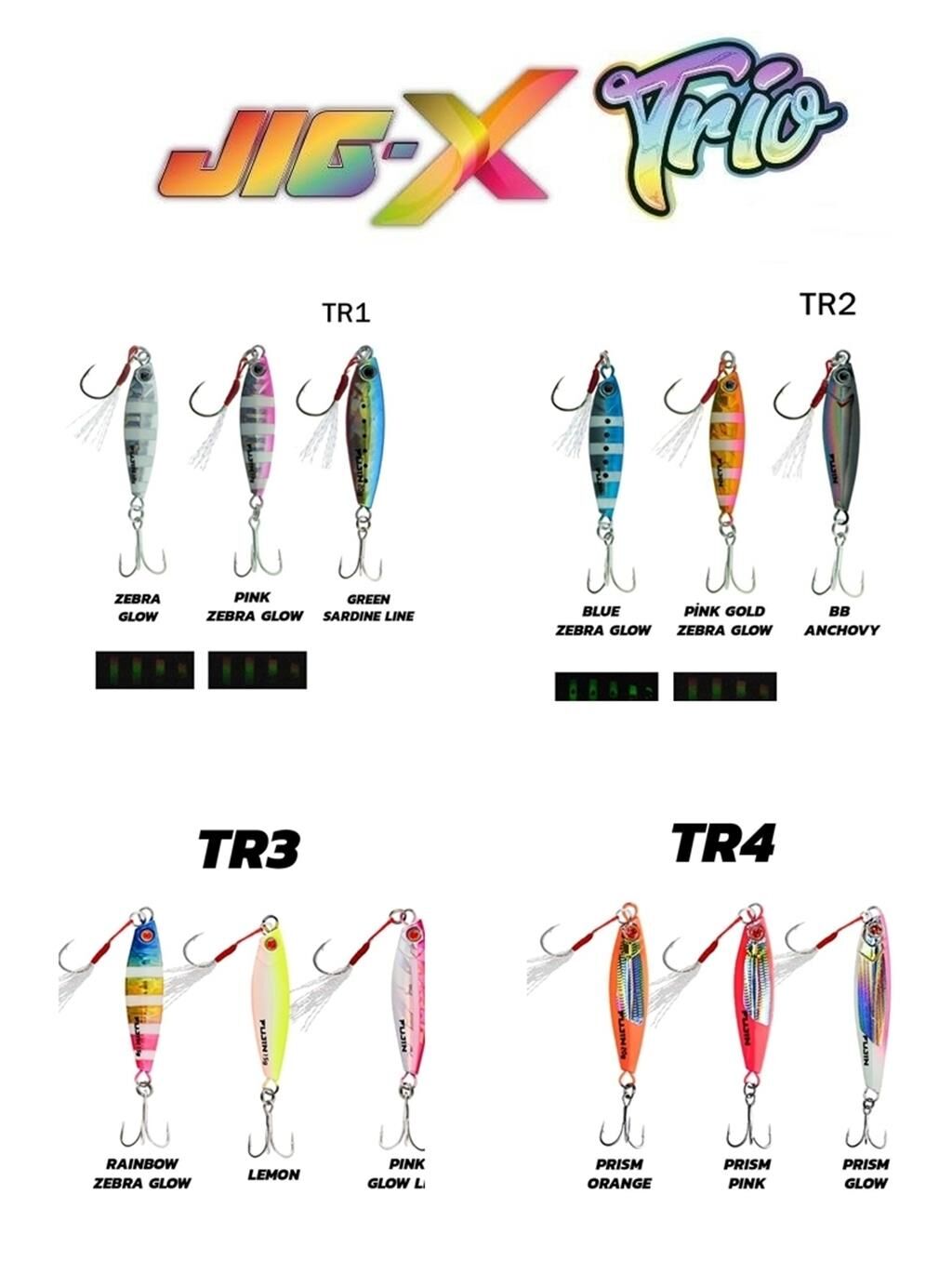 Fujin Jig-X Trio 3lü Micro Jig Yem