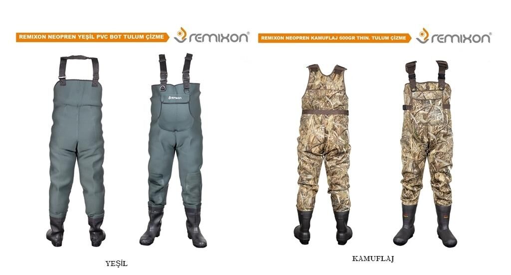 Remixon Neopren PVC Bot Tulum Çizme