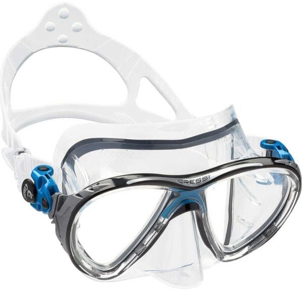 Cressi Big Eyes Evolution Dalış Maskesi Clear/Blue/Black