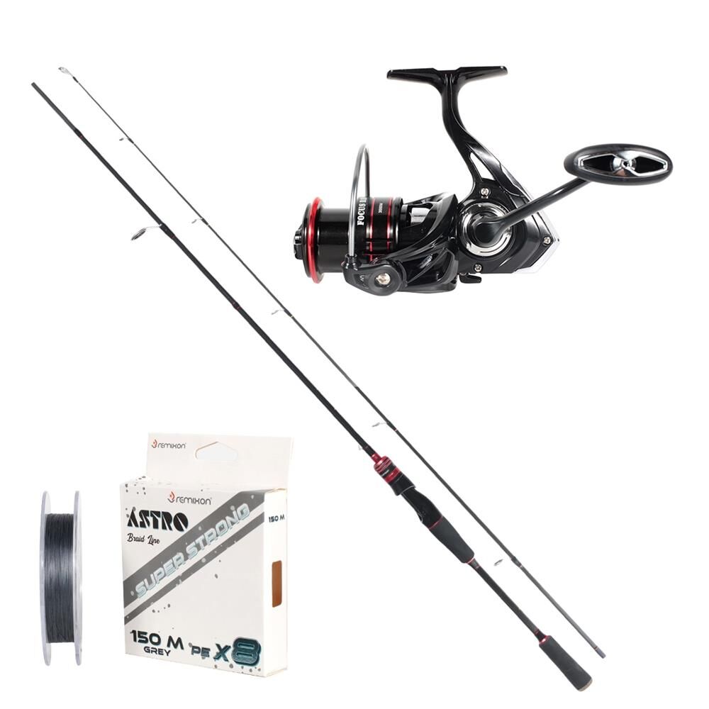 Remixon Focus RD 210cm 5-35gr 2P Kamış + RD3000M 5+1BB Makara Set