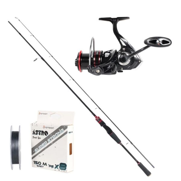 Remixon Focus RD 210cm 5-35gr 2P Kamış + RD3000M 5+1BB Makara Set