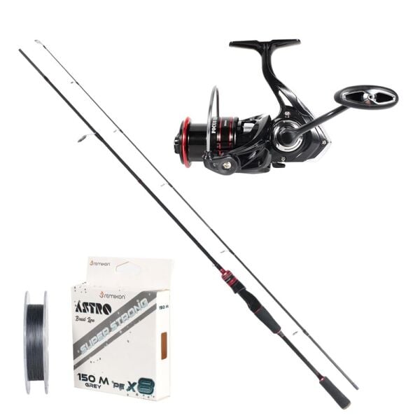 Remixon Focus RD 210cm 5-35gr 2P Kamış + RD3000M 5+1BB Makara Set