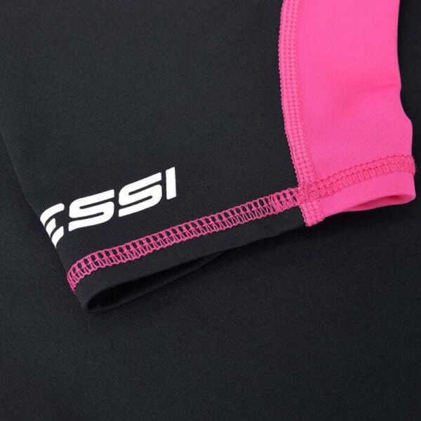 Cressi Rash Guard Lady T-Shirt BLACK - PINK - XL - NO:5
