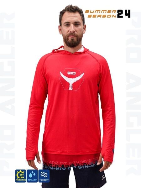 Fujin Pro Angler S24 Hooded Garnet XL