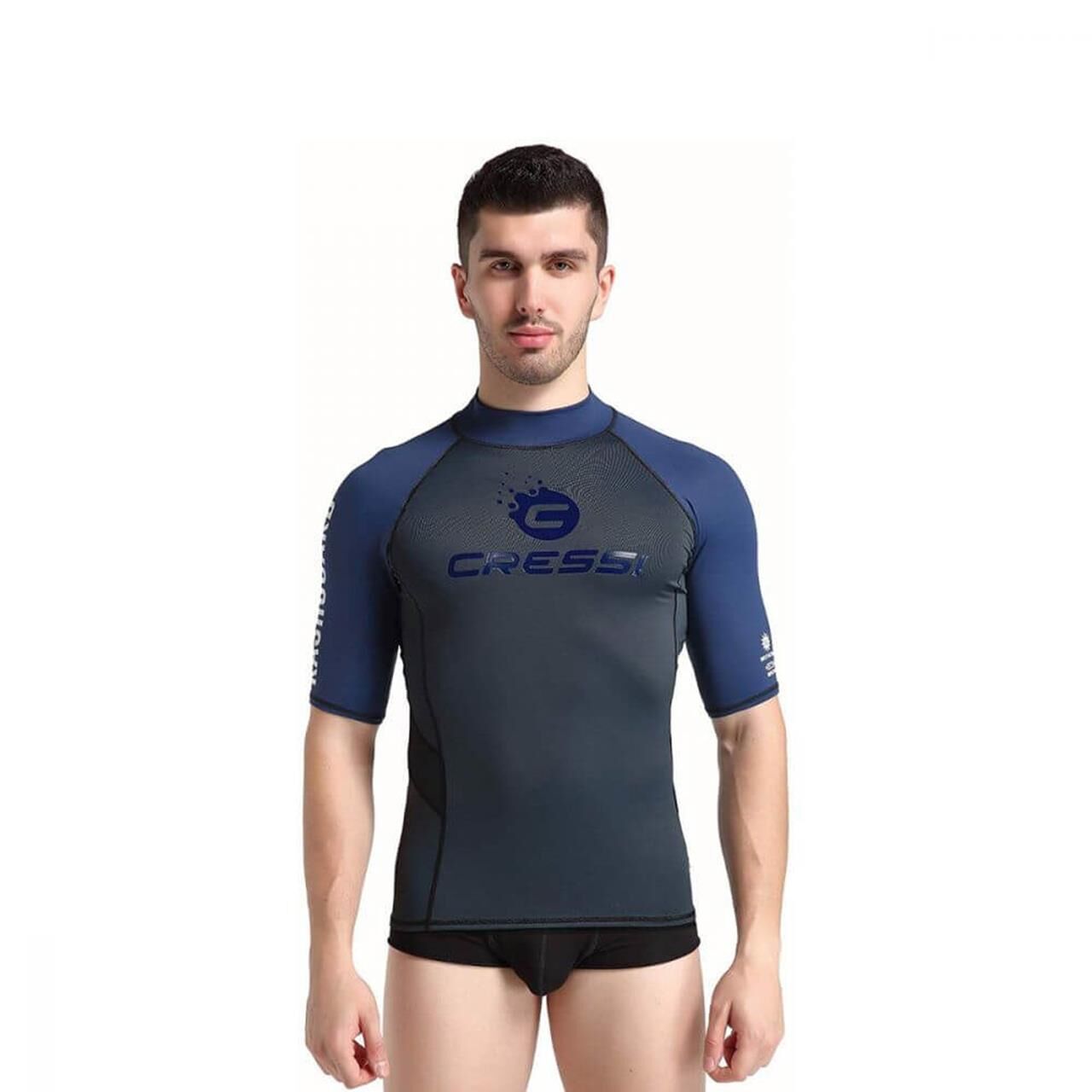 Cressi Hydro Premium Rash Guard Man T-Shirt Koyu Mavi - M