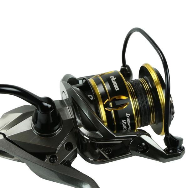 Okuma Inspira ISX-4000A Gunsmoke 8+1 BB Olta Makinesi