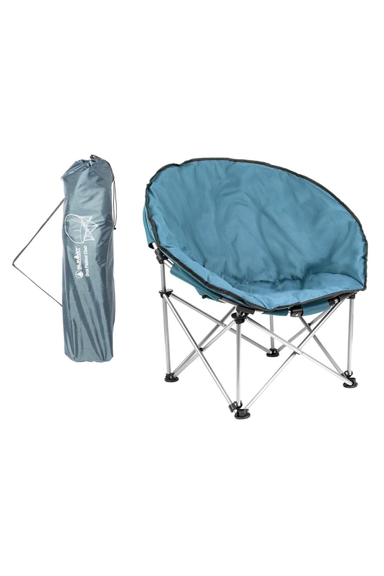 Summit Orca Relax Konforlu & Takviyeli Katlanır Sandalye MAVİ