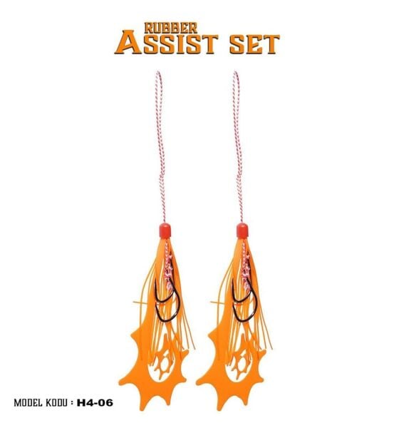 Fujin Rubber Hazır Skirt + Assist Set ( H4 ) KIRMIZI