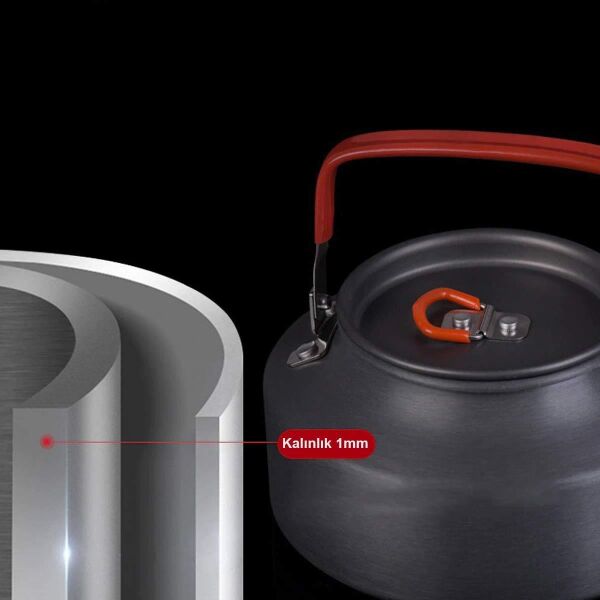 Naturehike Alüminyum Kamp Çaydanlık 1.6 Lt