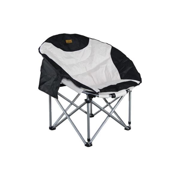 Moonchair Deluxe Katlanır Kamp Sandalyesi Siyah/Gri (Kozmetik Kusurlu)