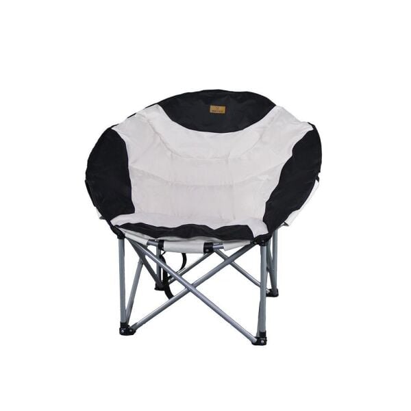 Moonchair Deluxe Katlanır Kamp Sandalyesi Siyah/Gri (Kozmetik Kusurlu)