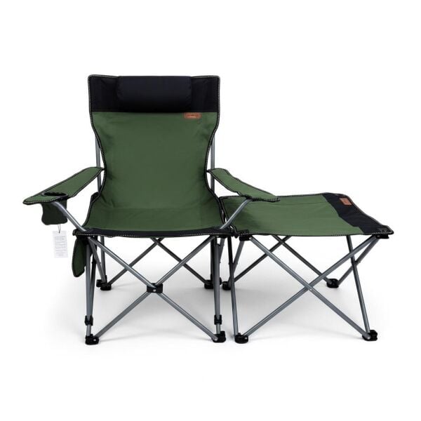 Madfox Prowler 3 Kademeli Yatabilen Kamp Sandalyesi Green/Black