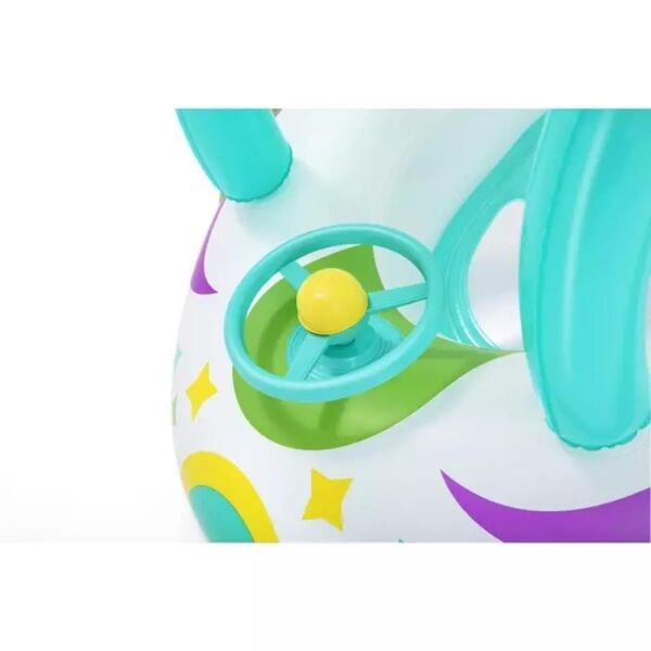 Bestway Space Splash Gölgelikli Çocuk Şişme Botu ( Bebe Flatörü ) 107x112cm