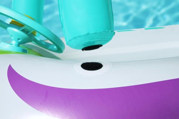 Bestway Space Splash Gölgelikli Çocuk Şişme Botu ( Bebe Flatörü ) 107x112cm